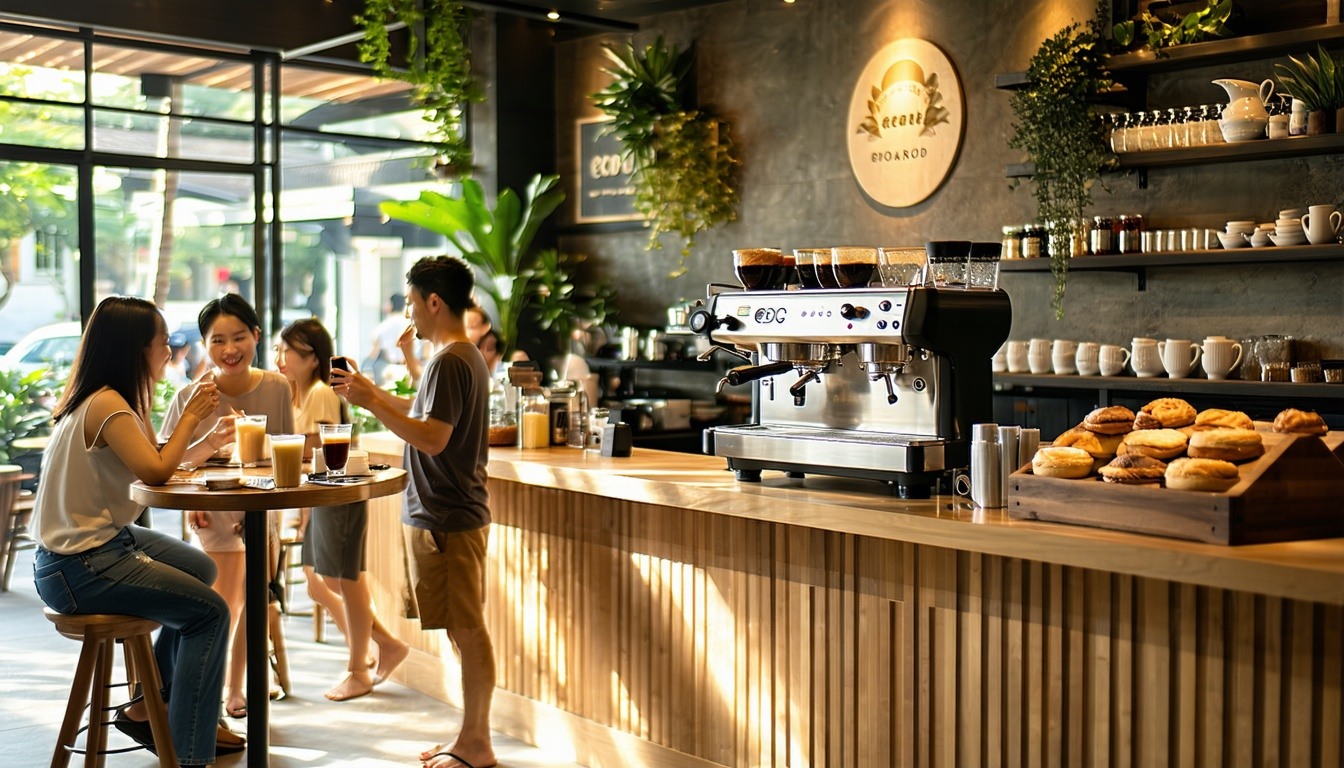 EDC MONEY COLLECTION IN A CAFE
