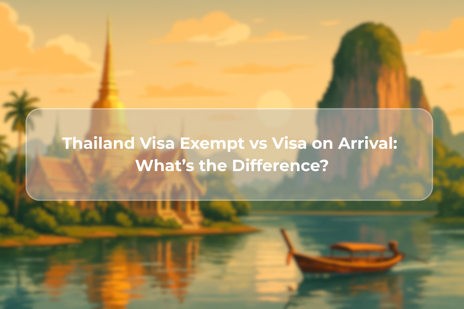 Thailand Visa Exempt vs Visa on Arrival: What’s the Difference?